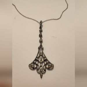 Art Deco Pendent and chain